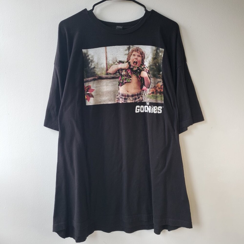 The Goonies CHUNK Hey You Guys! Truffle Shuffle Black XXXL Tshirt